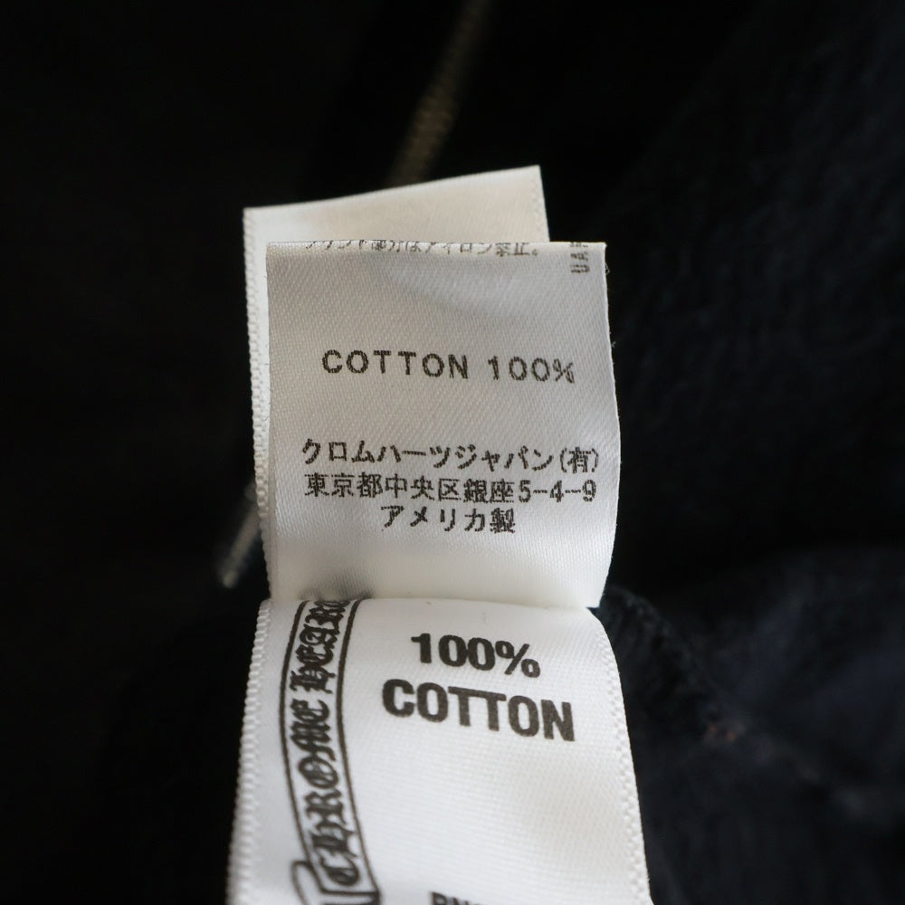 CHROME HEARTS(クロムハーツ) OLD CH PLS ZIP HOODIE CHプラス ジップアップ フーディー パーカー ブラック