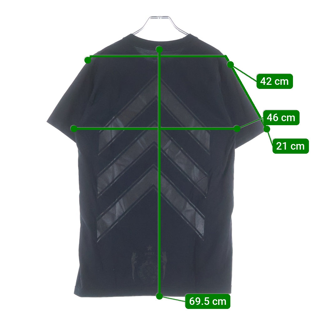 CHROME HEARTS(クロムハーツ) FOTI JARVIS Print Tee フォティ プリント 半袖Tシャツ ブラック