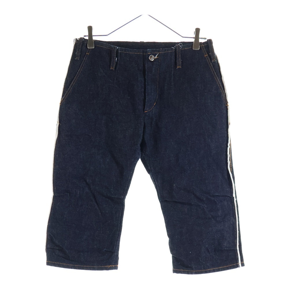 incarnation(インカネーション) サイドライン デニム ハーフパンツ インディゴ