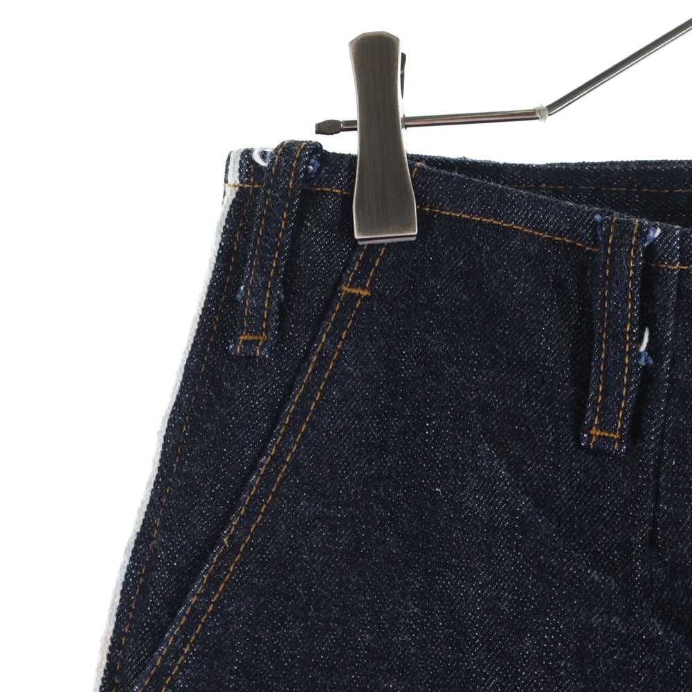 incarnation(インカネーション) サイドライン デニム ハーフパンツ インディゴ