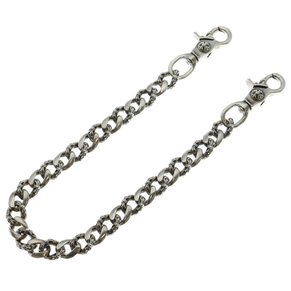 CHROME HEARTS(クロムハーツ) FANCY LONG-T/2クリップロングファンシー ウォレットチェーン シルバー BCA075