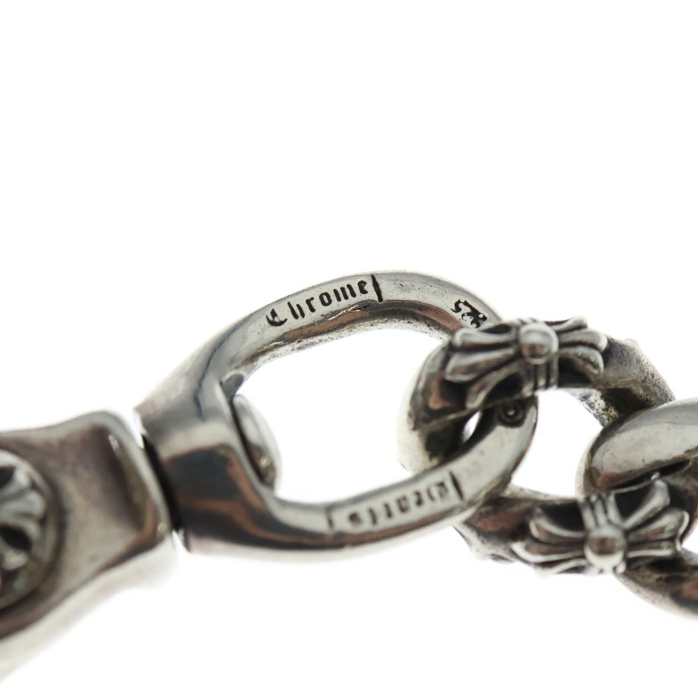 CHROME HEARTS(クロムハーツ) FANCY LONG-T/2クリップロングファンシー ウォレットチェーン シルバー BCA075