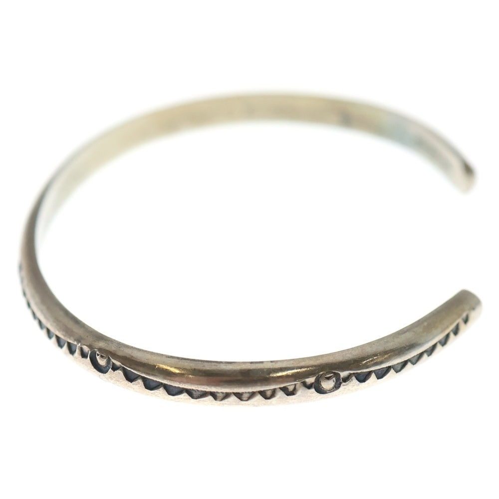 INDIAN JEWELRY(インディアンジュエリー) インレイバングル シルバー
