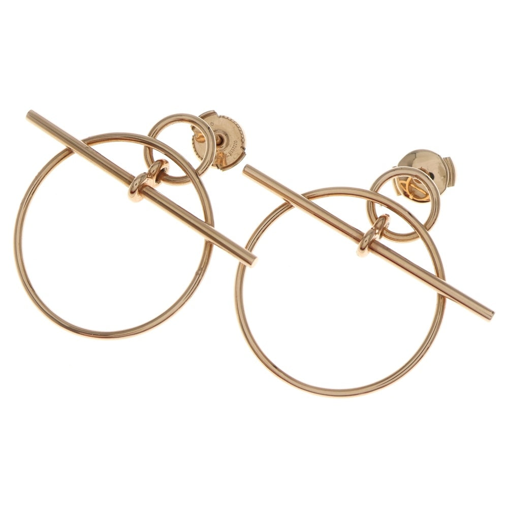 HERMES(エルメス) エシャペ ピアス ピンクゴールド レディース