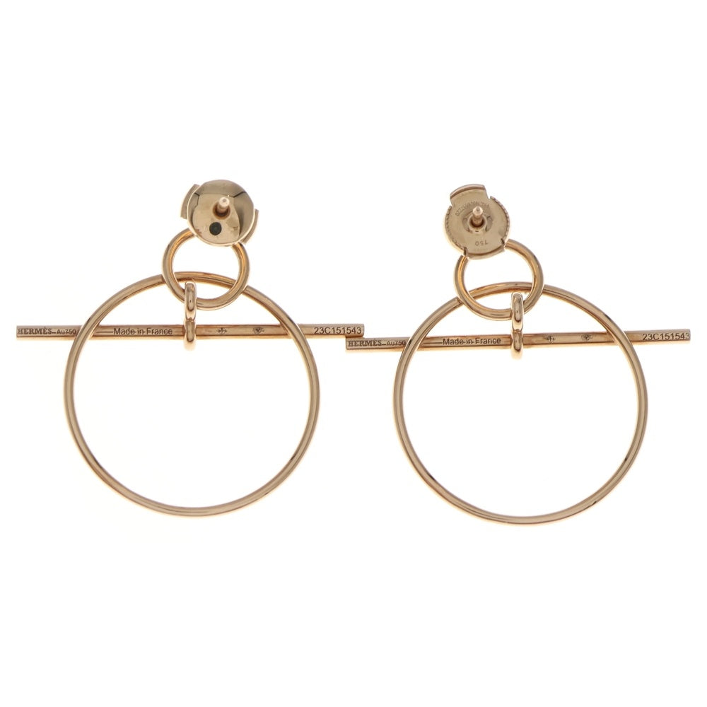 HERMES(エルメス) エシャペ ピアス ピンクゴールド レディース