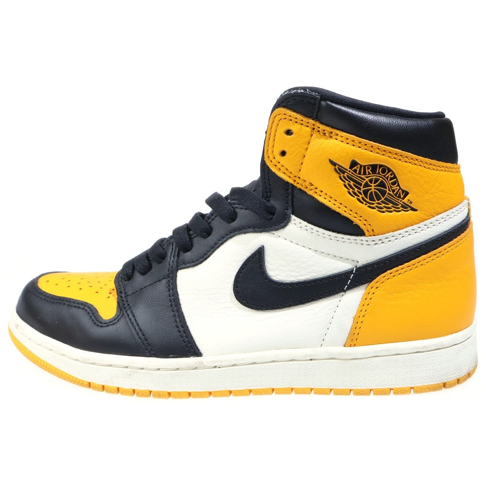 NIKE(ナイキ) AIR JORDAN 1 RETRO HIGH OG TAXI 555088-711 エアジョーダン 1 レトロ タクシー ハイカットスニーカー イエロー/ブラック US8.5/26.5cm