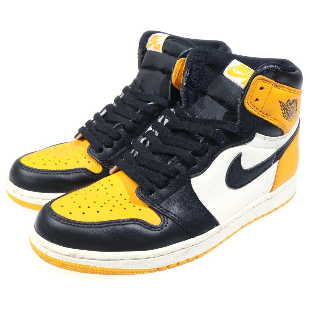 NIKE(ナイキ) AIR JORDAN 1 RETRO HIGH OG TAXI 555088-711 エアジョーダン 1 レトロ タクシー ハイカットスニーカー イエロー/ブラック US8.5/26.5cm