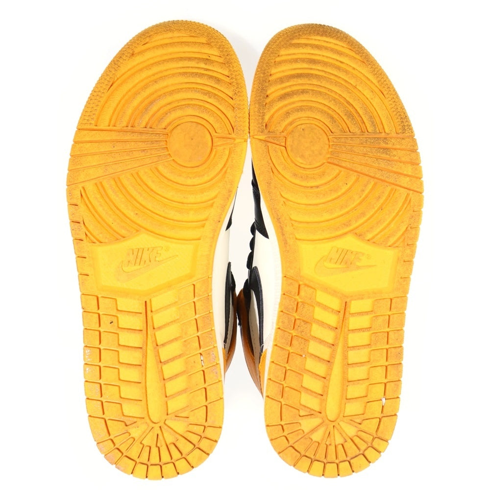 NIKE(ナイキ) AIR JORDAN 1 RETRO HIGH OG TAXI 555088-711 エアジョーダン 1 レトロ タクシー ハイカットスニーカー イエロー/ブラック US8.5/26.5cm