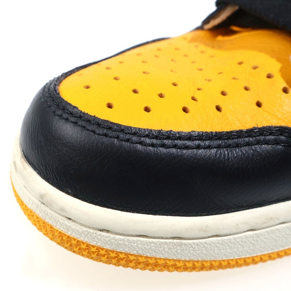 NIKE(ナイキ) AIR JORDAN 1 RETRO HIGH OG TAXI 555088-711 エアジョーダン 1 レトロ タクシー ハイカットスニーカー イエロー/ブラック US8.5/26.5cm