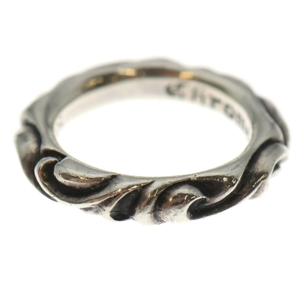 CHROME HEARTS(クロムハーツ) SCRL BAND スクロールバンド リング シルバー BCA351