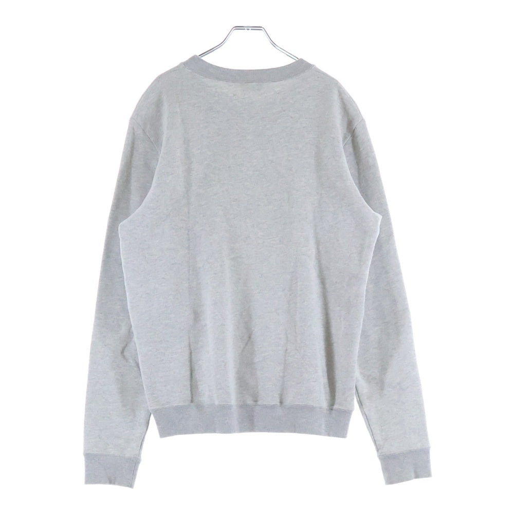 SAINT LAURENT PARIS(サンローランパリ) 21AW ×PEANUTS ピーナッツ スヌーピー プリント クルーネック 長袖 スウェット トレーナー グレー 664350 Y36HT