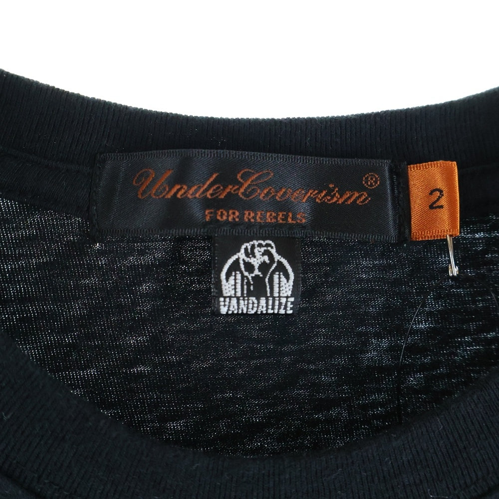 UNDERCOVER(アンダーカバー) VANDALIZE ビーズTシャツ カットソー ブラック