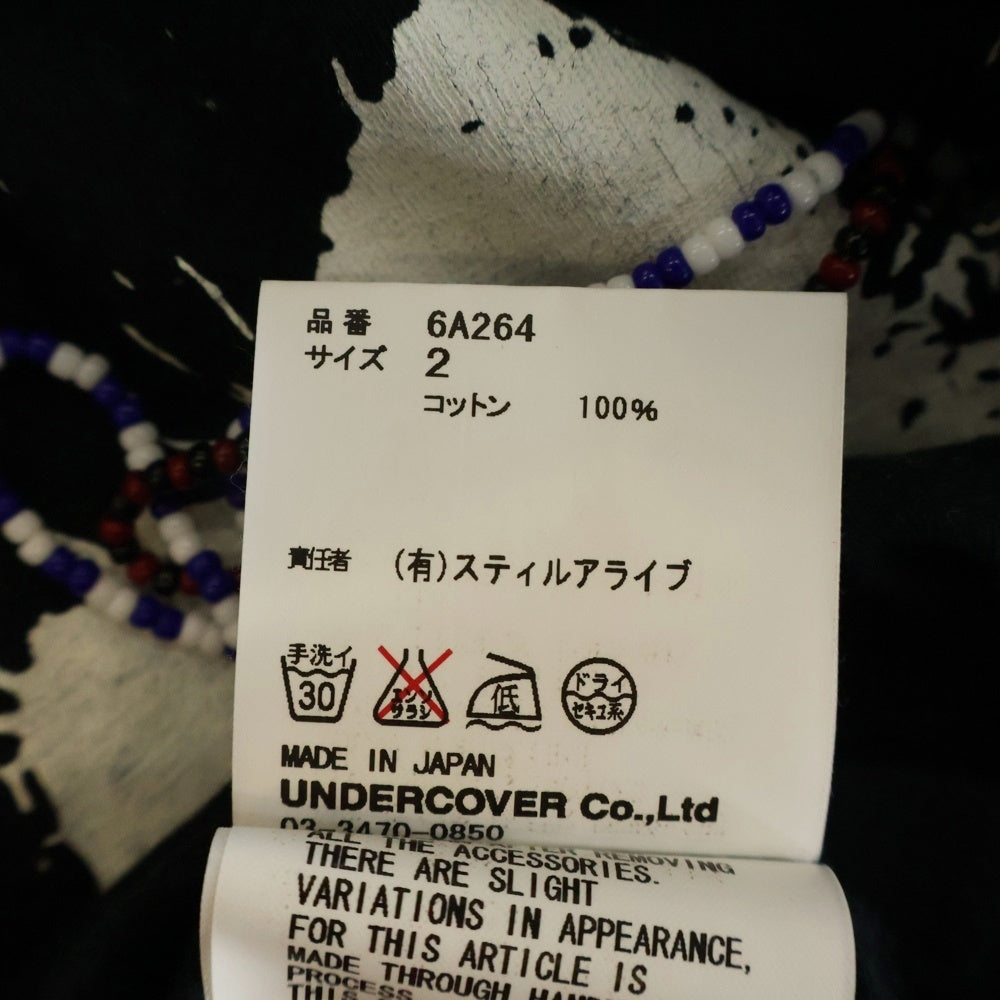 UNDERCOVER(アンダーカバー) VANDALIZE ビーズTシャツ カットソー ブラック