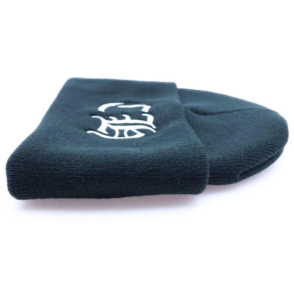 CHROME HEARTS(クロムハーツ) CH Logo Embroidery Acrylic Beanie CHロゴ刺繍ビーニー ニット帽 ブラック