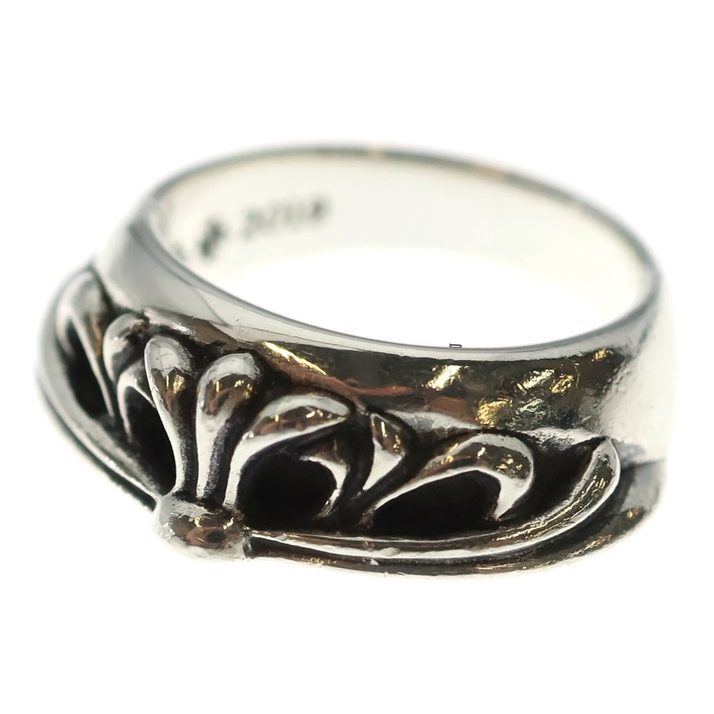 CHROME HEARTS(クロムハーツ) HALF Classic Floral CROSS Ring ハーフ クラシック リング シルバー