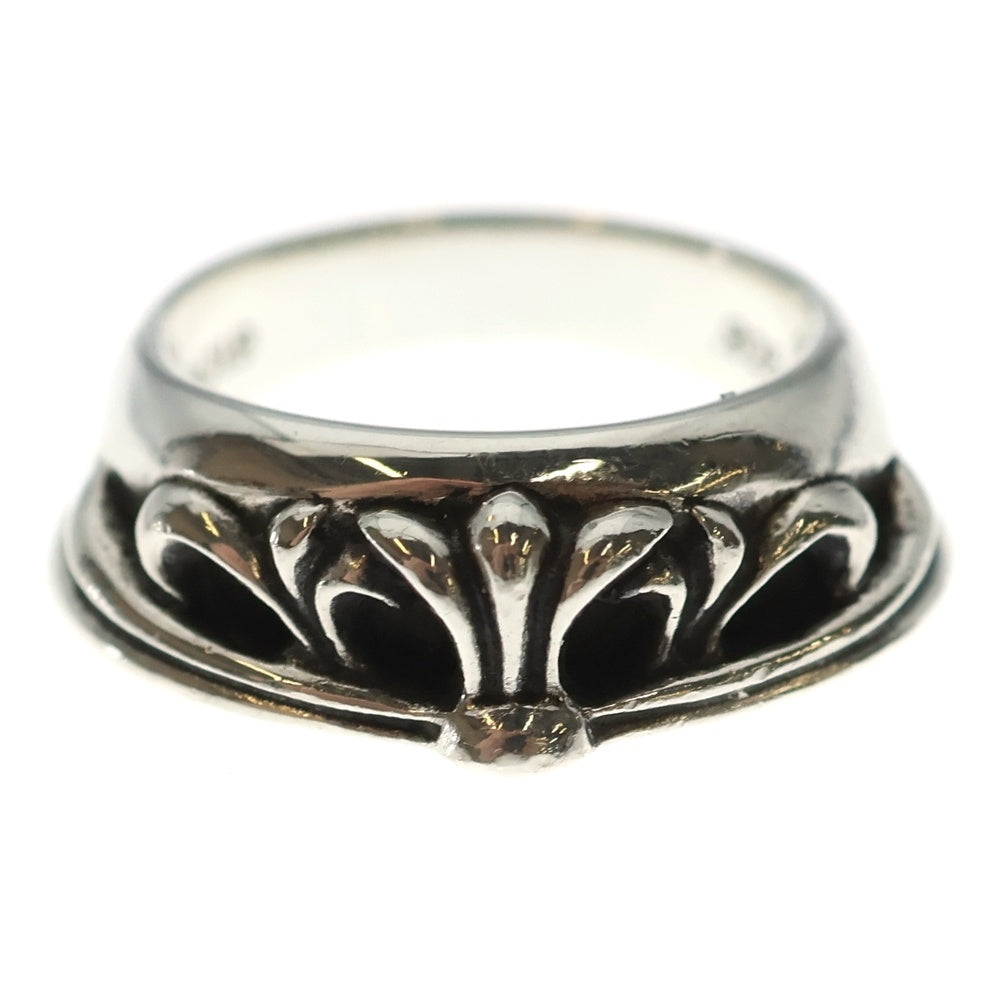 CHROME HEARTS(クロムハーツ) HALF Classic Floral CROSS Ring ハーフ クラシック リング シルバー
