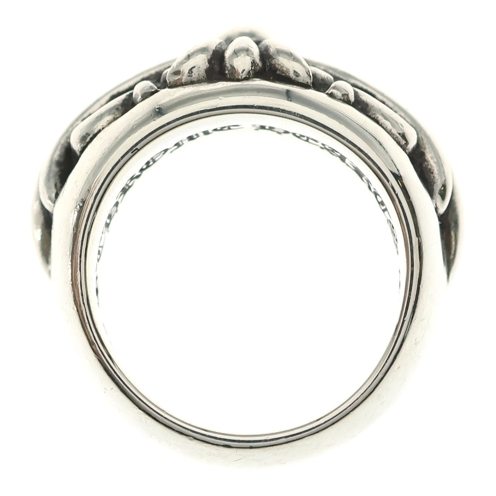 CHROME HEARTS(クロムハーツ) HALF Classic Floral CROSS Ring ハーフ クラシック リング シルバー