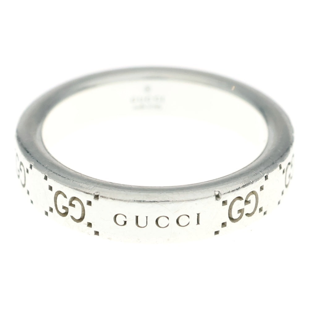 GUCCI(グッチ) GGロゴ シグネチャー リング シルバー