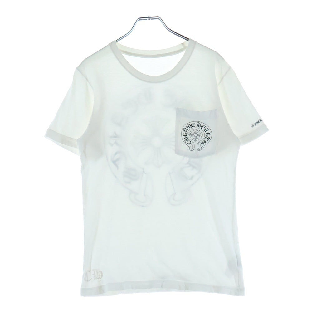 CHROME HEARTS(クロムハーツ) HORSESHOE S/S TEE ホースシュープリント 半袖Tシャツ カットソー ホワイト