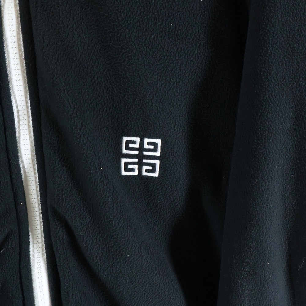 GIVENCHY(ジバンシィ) フロントロゴ刺繍 リバーシブル パデッドジャケット ブラック/ホワイト