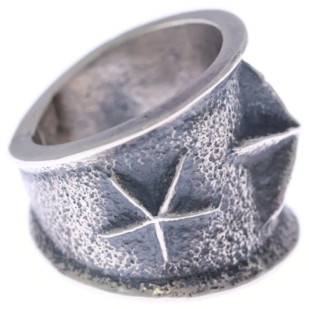 INDIAN JEWELRY(インディアンジュエリー) ナバホ族 Aaron Anderson作 トゥファキャストリング シルバー