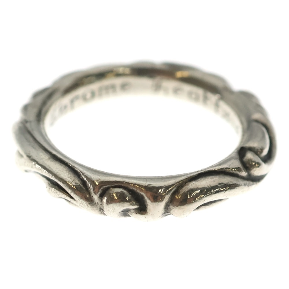 CHROME HEARTS(クロムハーツ) SCRL BAND スクロールバンド リング シルバー BCA351