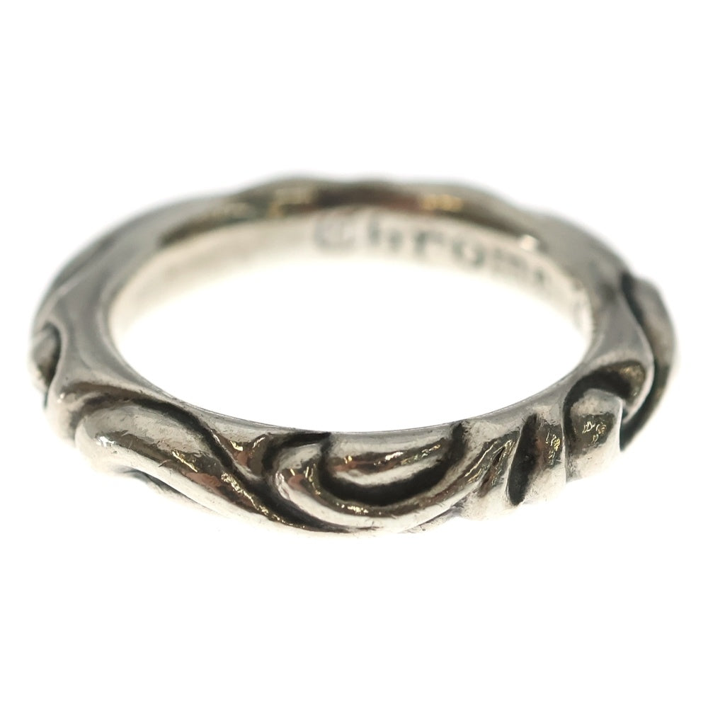 CHROME HEARTS(クロムハーツ) SCRL BAND スクロールバンド リング シルバー BCA351