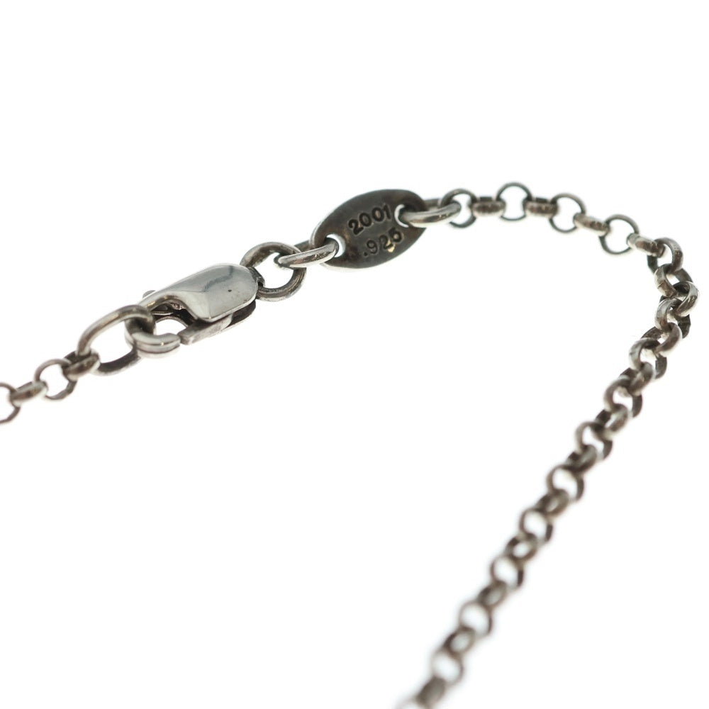 CHROME HEARTS(クロムハーツ) FUCK YOU ファック ユー レタープレート ロールチェーン ネックレス シルバー