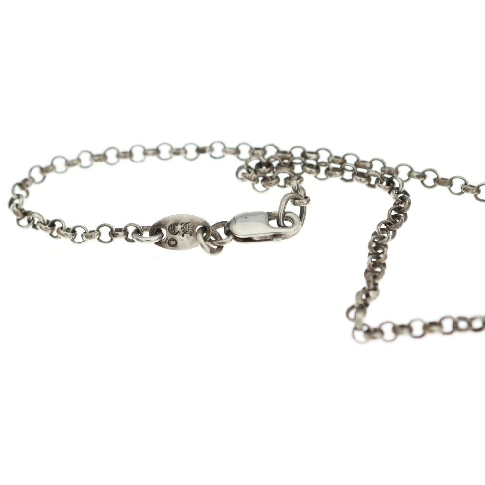 CHROME HEARTS(クロムハーツ) FUCK YOU ファック ユー レタープレート ロールチェーン ネックレス シルバー