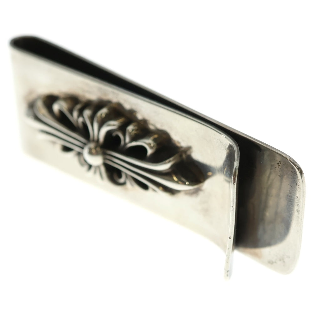 CHROME HEARTS(クロムハーツ) MNY CLIP LG FLRL CRS フローラルクロス スモチーフ ラージ マネークリップ シルバー