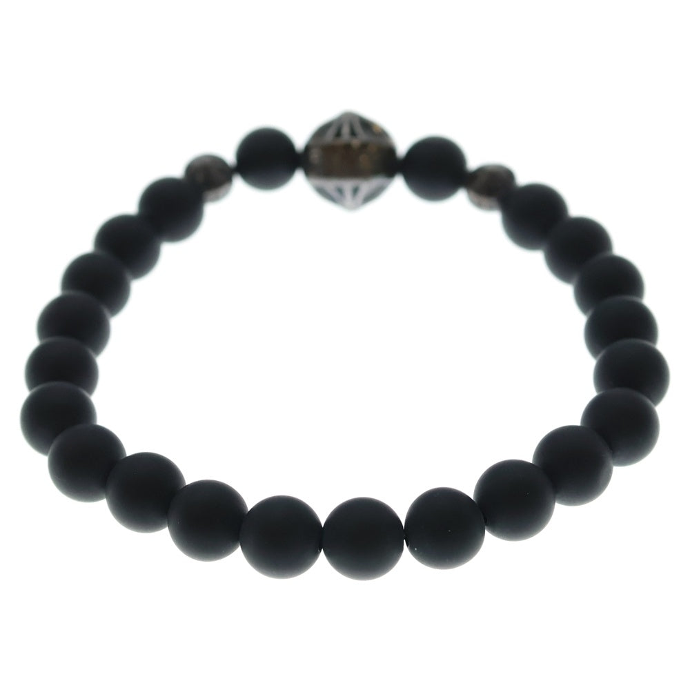 CHROME HEARTS(クロムハーツ) 8mm BEAD 8mmビーズブレス BEAD ONYX71ブレスレット ブラック