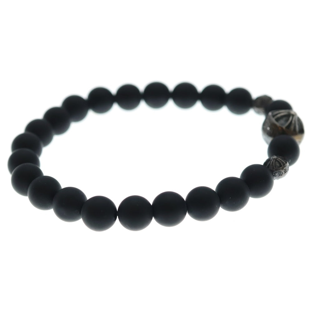 CHROME HEARTS(クロムハーツ) 8mm BEAD 8mmビーズブレス BEAD ONYX71ブレスレット ブラック