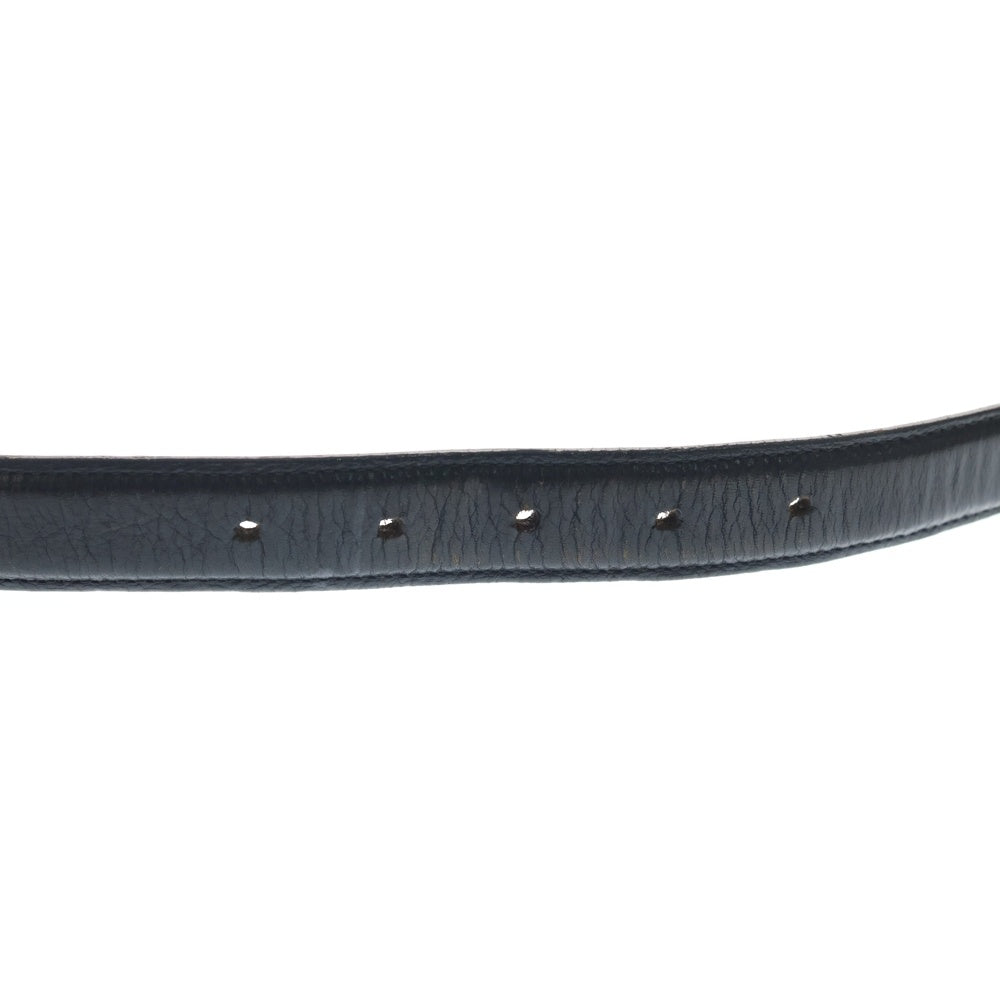 CHROME HEARTS(クロムハーツ) BLT OTJ 1.0inch レザーベルト ブラック/シルバー