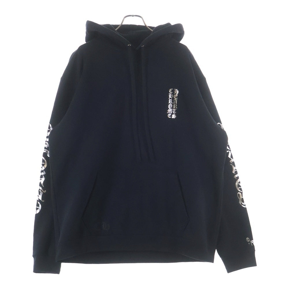 CHROM HEARTS クロムハーツ SWTSHRT PLVR パーカー S CHROME HEARTS(クロムハーツ) SWTSHRT PLVR オンライン限定 袖ロゴ