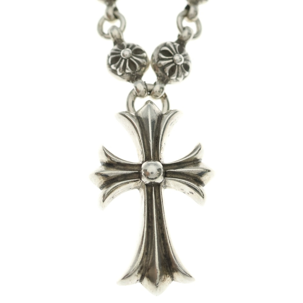 CHROME HEARTS(クロムハーツ) #1 CRSBL CHN SML CH CRS クロスボールチェーン スモールCHクロス ネックレス シルバー BCA193