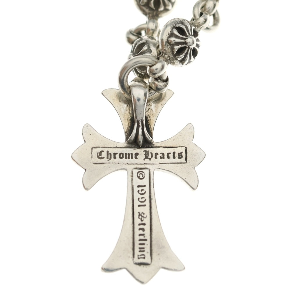 CHROME HEARTS(クロムハーツ) #1 CRSBL CHN SML CH CRS クロスボールチェーン スモールCHクロス ネックレス シルバー BCA193