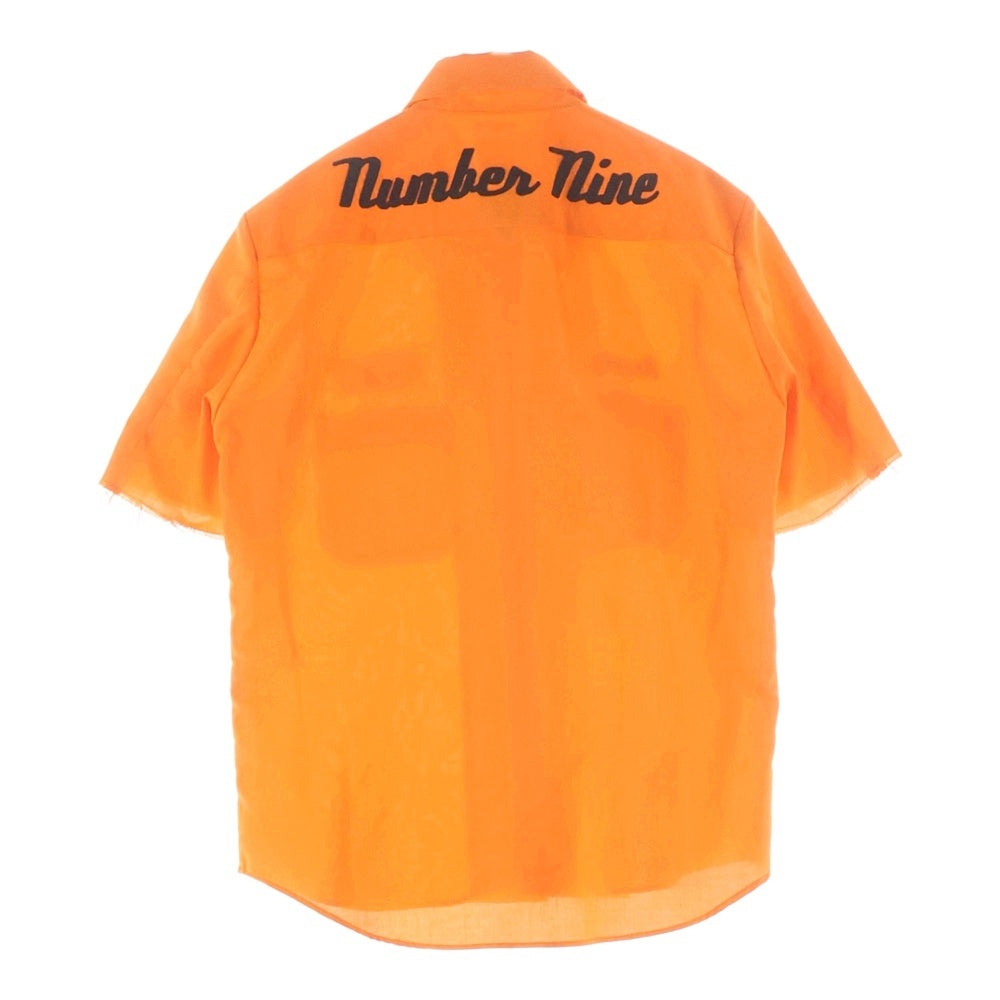 NUMBER (N)INE(ナンバーナイン) (N)INE EXTRA HEAVY Nomex Kevlar Mechanic Shirt エクストラヘビー期 メカニックシャツ オレンジ