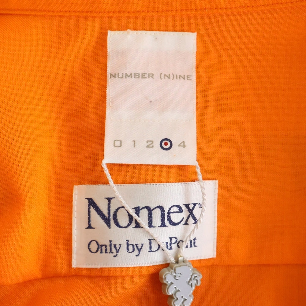 NUMBER (N)INE(ナンバーナイン) (N)INE EXTRA HEAVY Nomex Kevlar Mechanic Shirt エクストラヘビー期 メカニックシャツ オレンジ