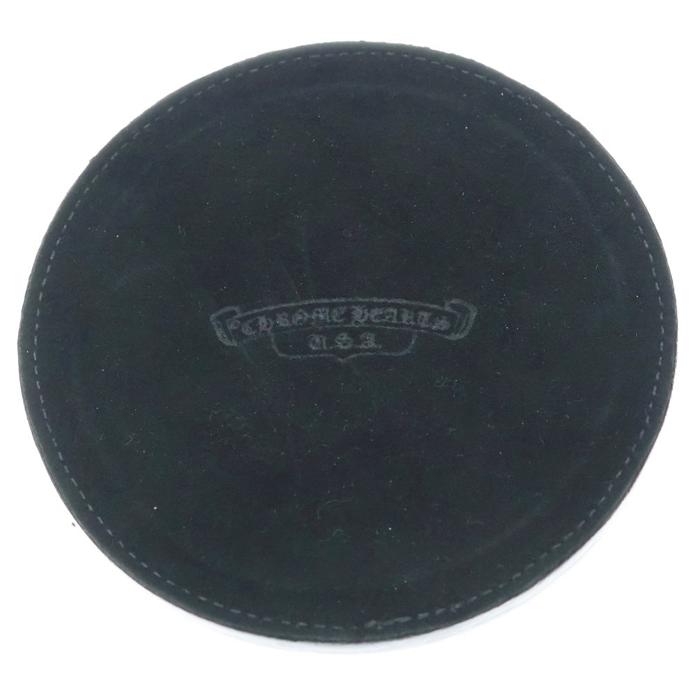 CHROME HEARTS(クロムハーツ) COASTER CHプラス レザーコースター ブラック