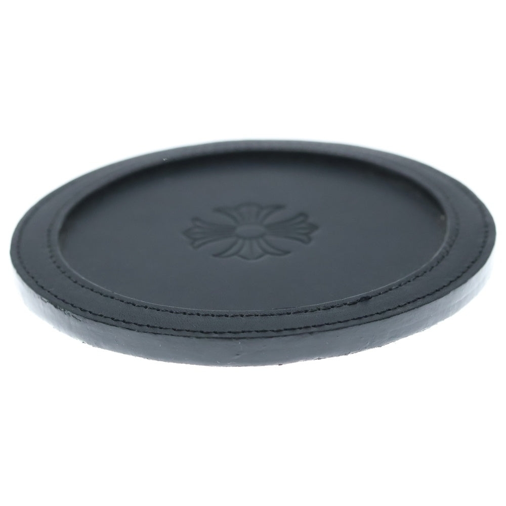 CHROME HEARTS(クロムハーツ) COASTER CHプラス レザーコースター ブラック