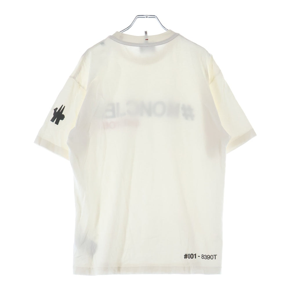 MONCLER(モンクレール) MANICA CORTA フロントラバーロゴ 半袖Tシャツ カットソー ブラック H20978C00005 8390T