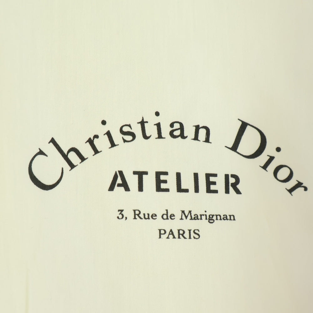 Christian Dior(クリスチャンディオール) 18AW フロントロゴ 長袖シャツ ホワイト 433C529I2635