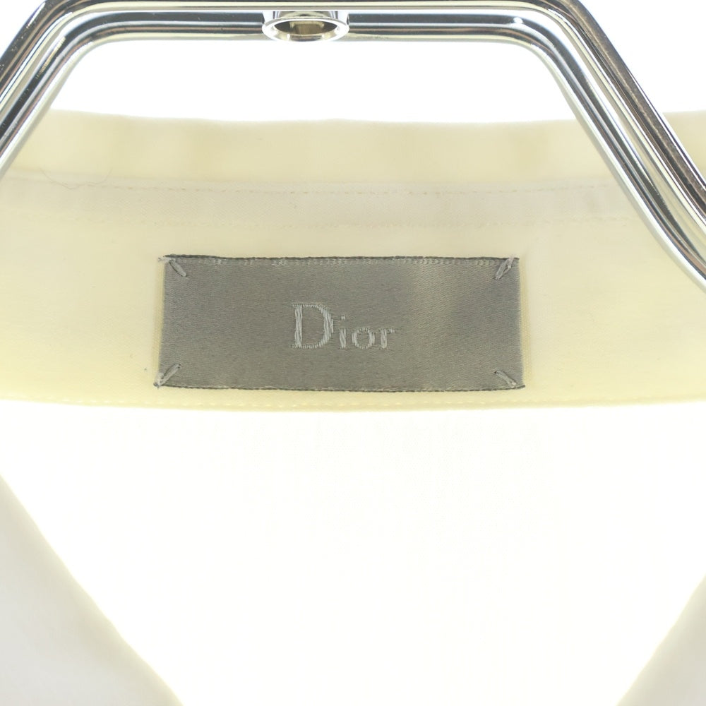 Christian Dior(クリスチャンディオール) 18AW フロントロゴ 長袖シャツ ホワイト 433C529I2635