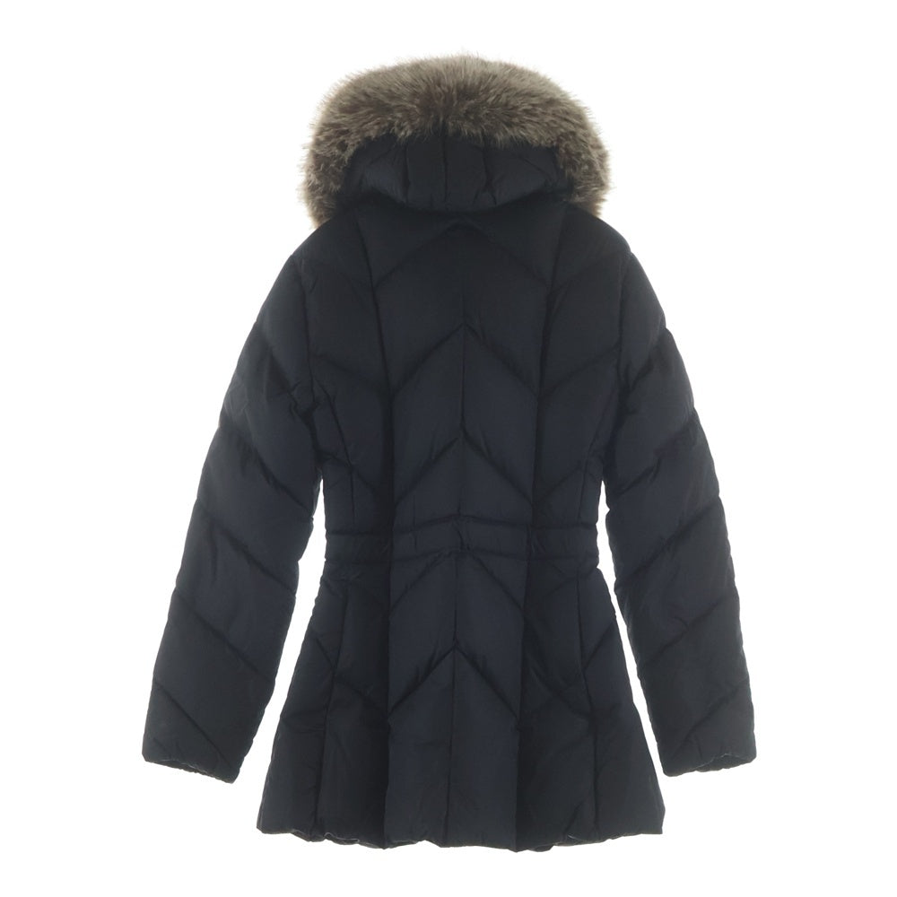 MONCLER(モンクレール) フェイクファー ダウンコート ジャケット レディース ブラック