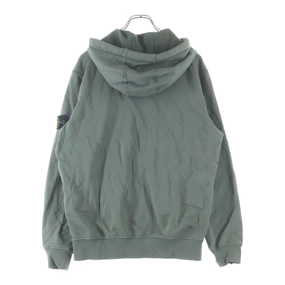 STONE ISLAND(ストーンアイランド) コンパスロゴ ジップアップパーカー グリーン 801564251