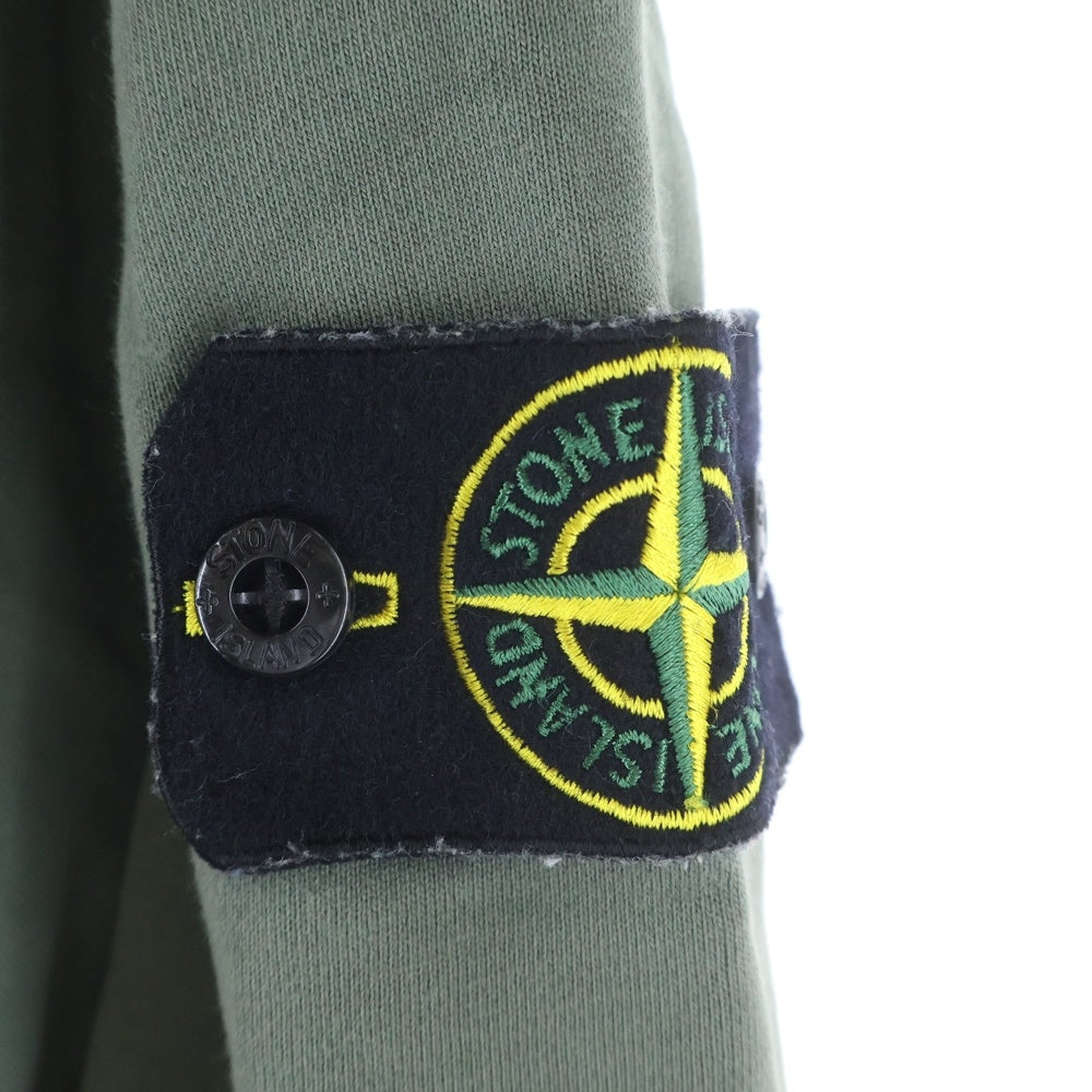 STONE ISLAND(ストーンアイランド) コンパスロゴ ジップアップパーカー グリーン 801564251
