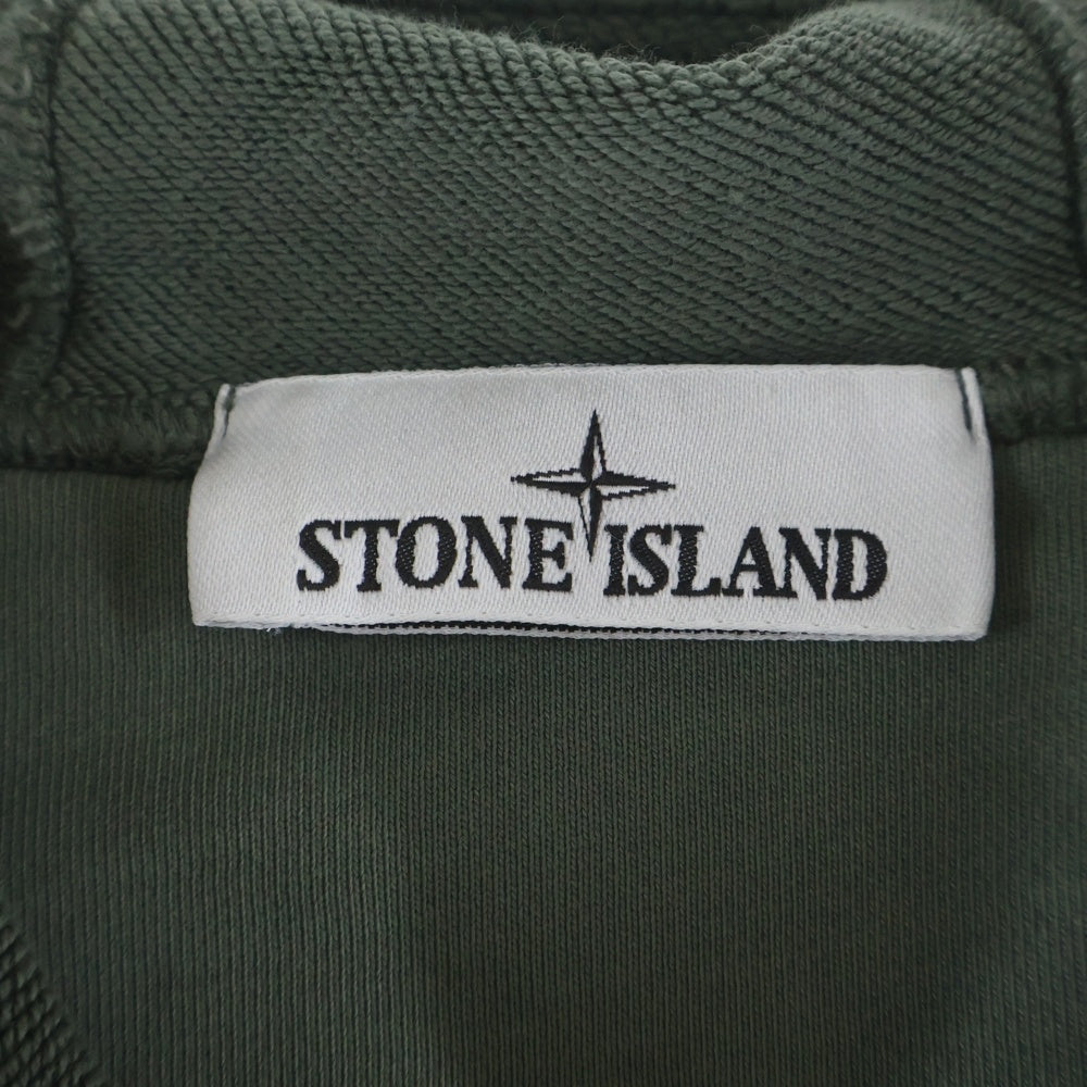 STONE ISLAND(ストーンアイランド) コンパスロゴ ジップアップパーカー グリーン 801564251