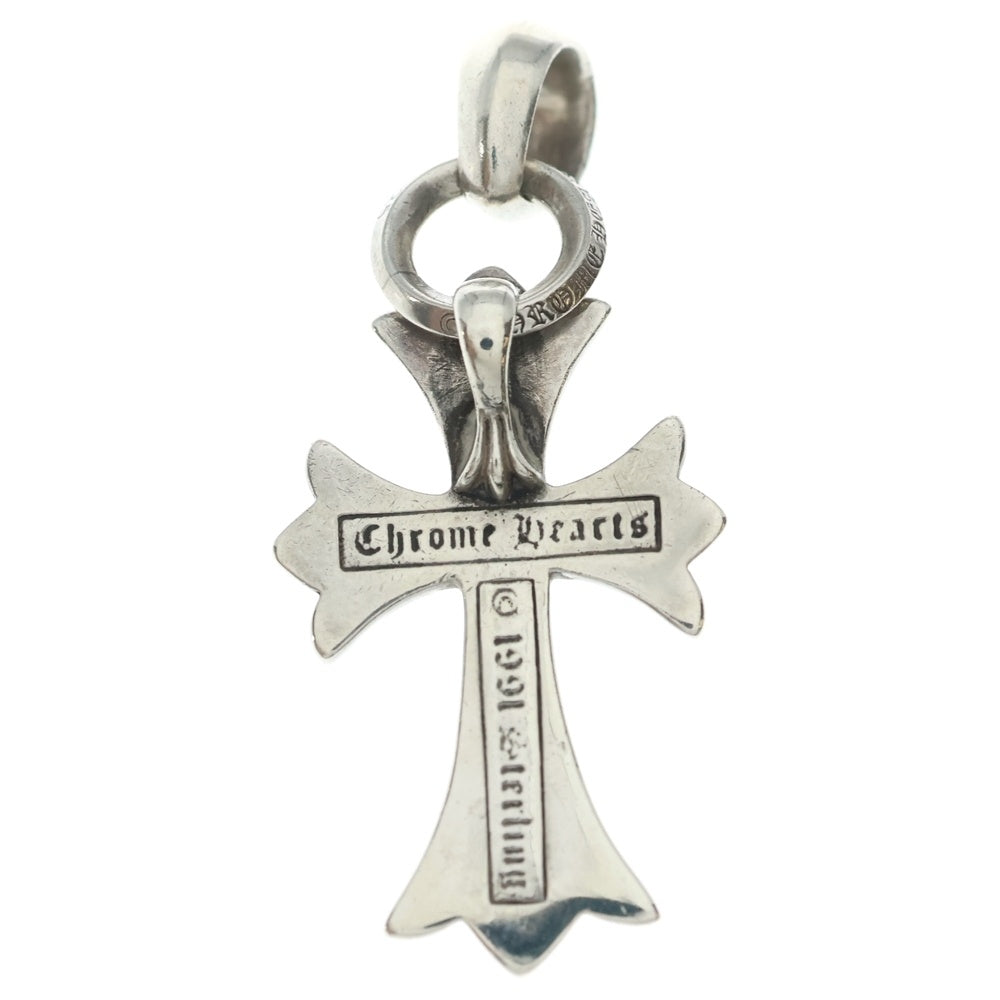 CHROME HEARTS(クロムハーツ) CH CRS SML W/BALE Wベイル スモールCHクロス ペンダントトップ シルバー BCA218