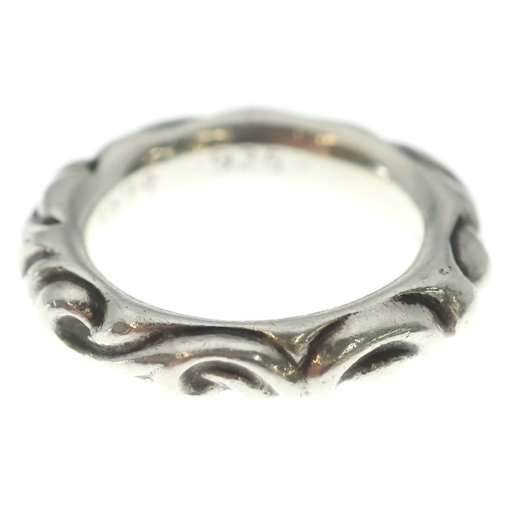 CHROME HEARTS(クロムハーツ) SCRL BAND スクロールバンド リング シルバー BCA351