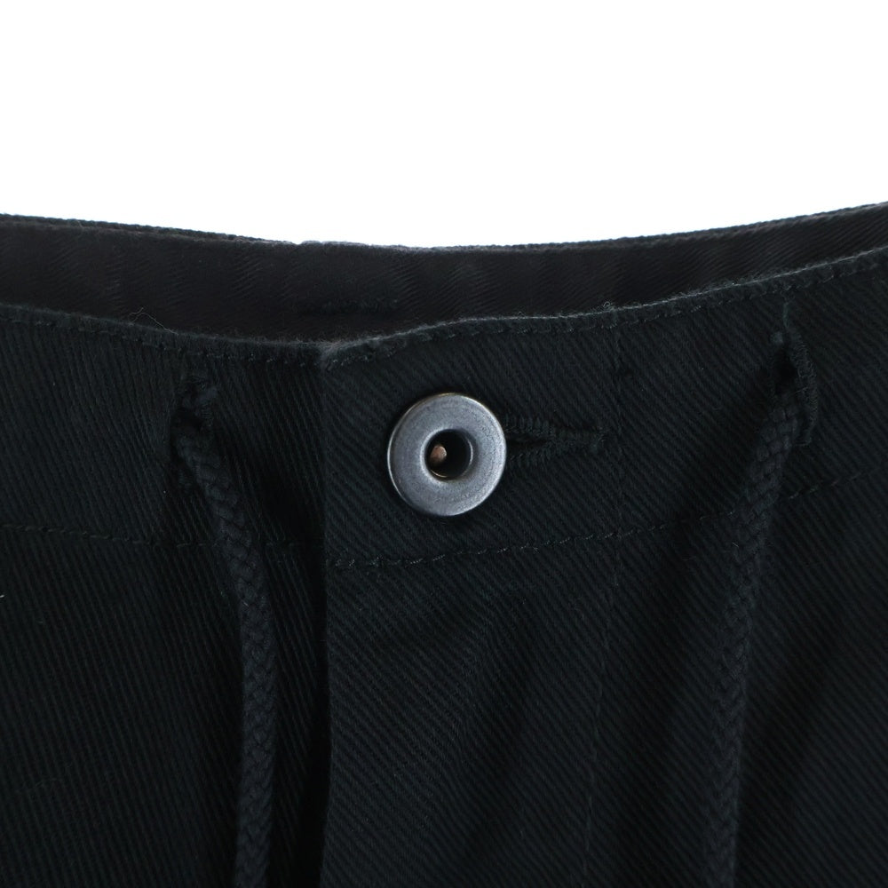 BLACK Scandal Yohji Yamamoto(ブラックスキャンダルヨウジヤマモト) コットンワイドペインターパンツ ブラック HO-P99-040